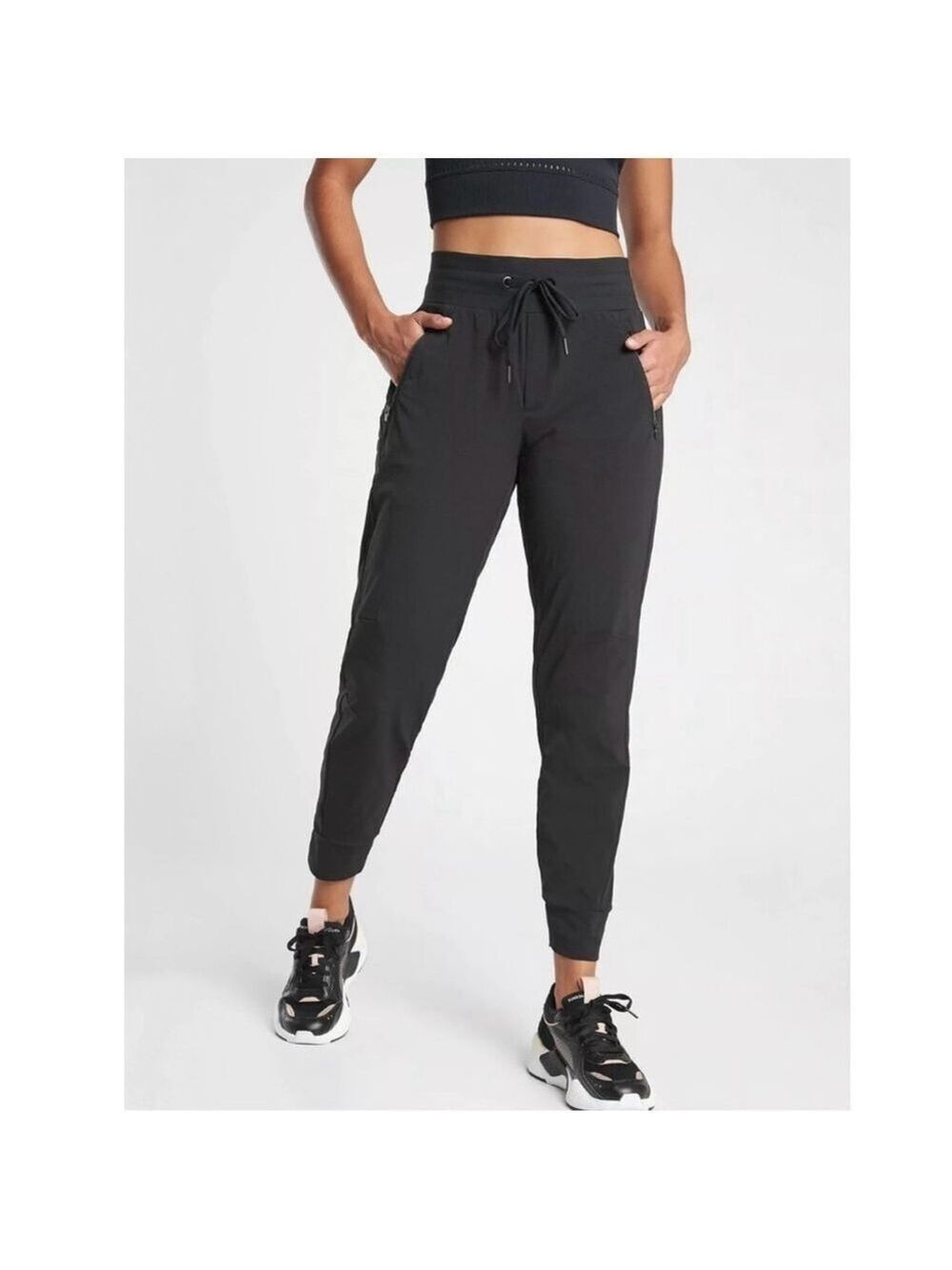 Athleta Trekkie North Joggers Black Size 0